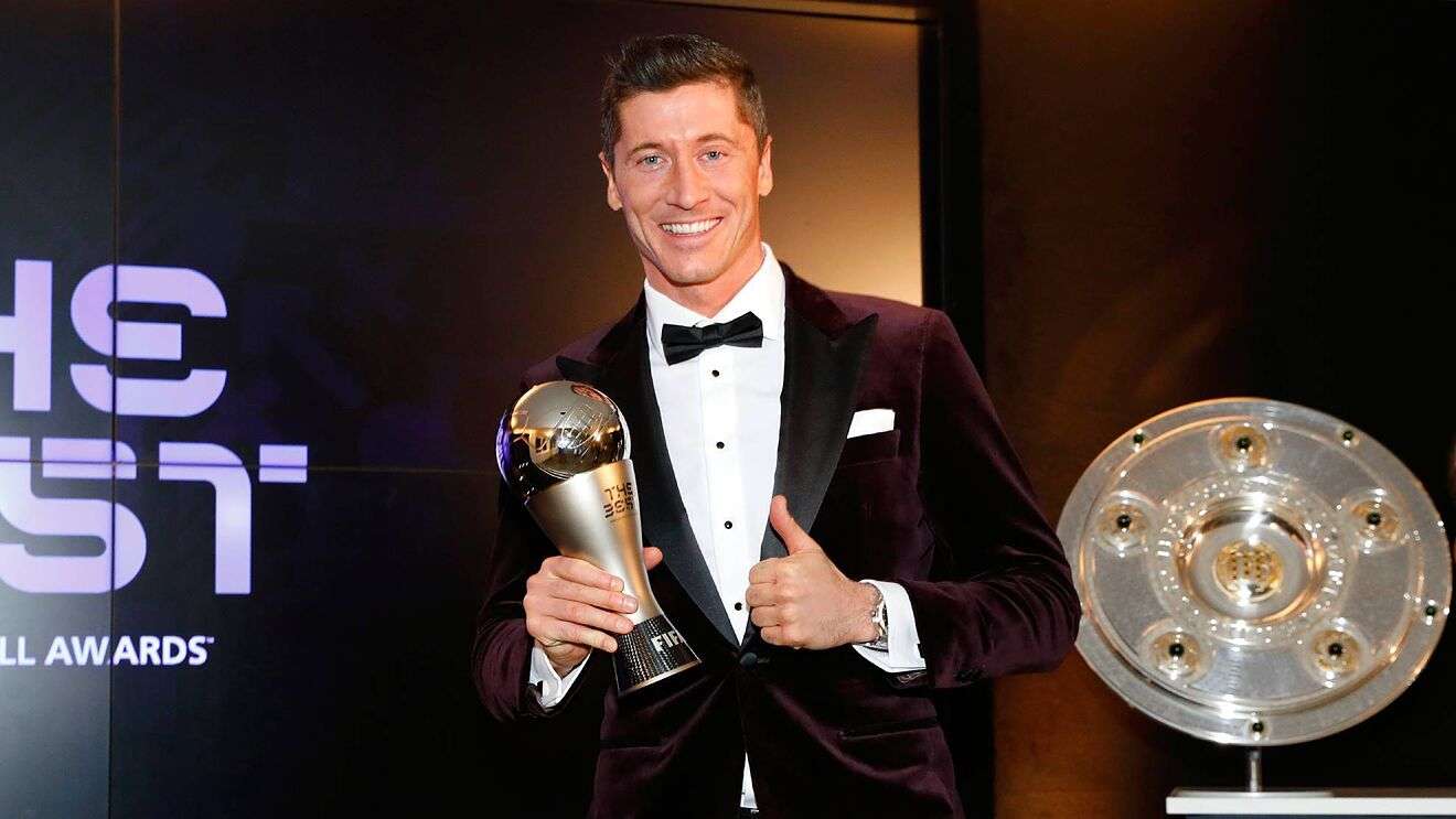 Robert Lewandowski gana el premio «The Best»