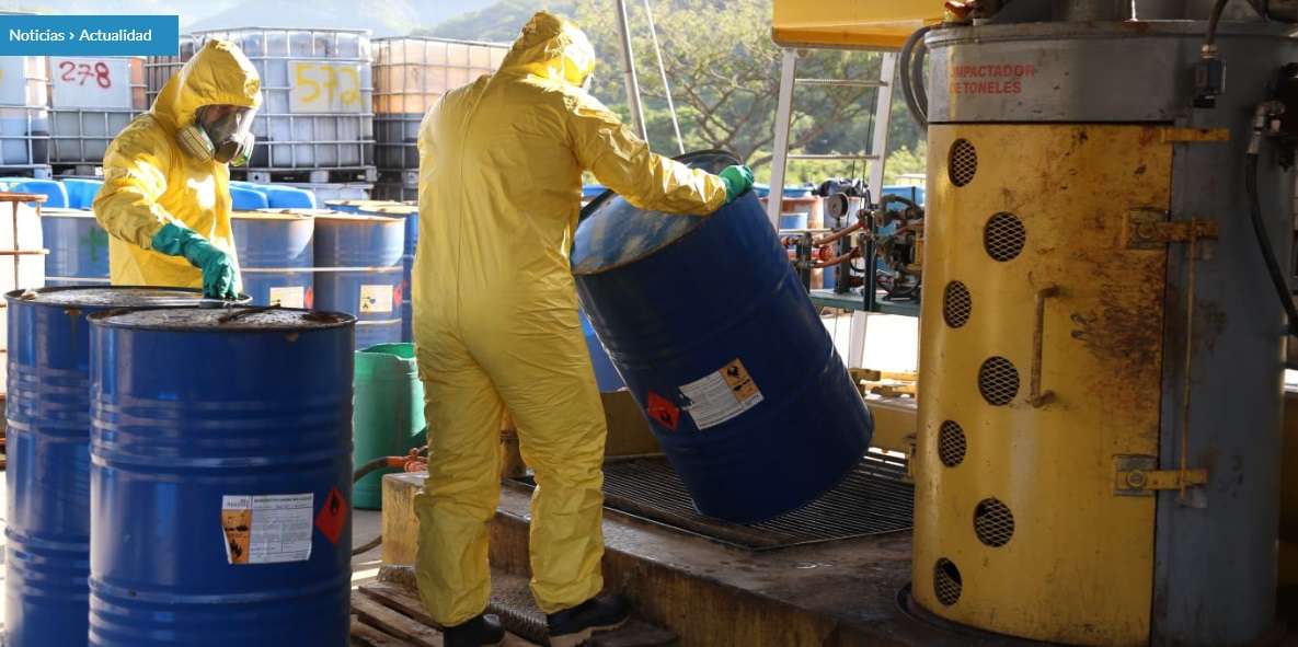 Destruyen 920 toneladas métricas de sustancias para fabricar drogas sintéticas