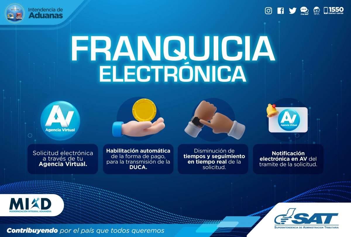 SAT continúa aplicando tecnología a procesos aduaneros