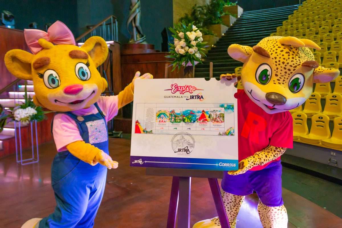 Correos plasma en sellos postales le diversión, magia y felicidad del Irtra