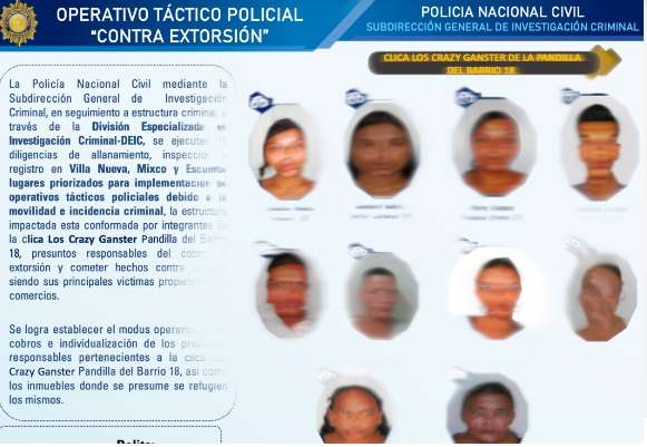 Capturan a mareros que cobraban extorsión desde 2015