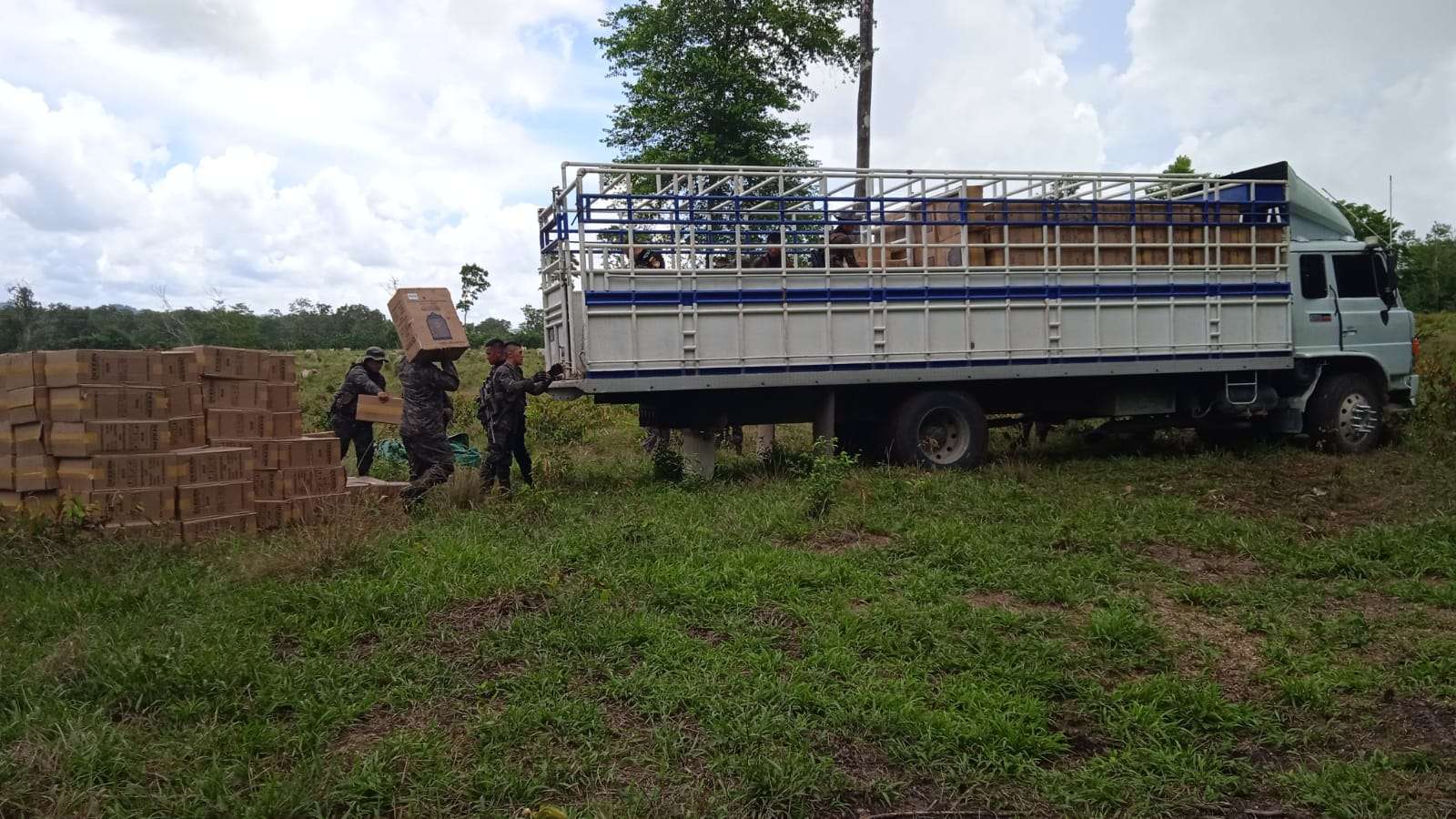 Localizan cargamento de 250 mil cajetillas de cigarrillos de contrabando