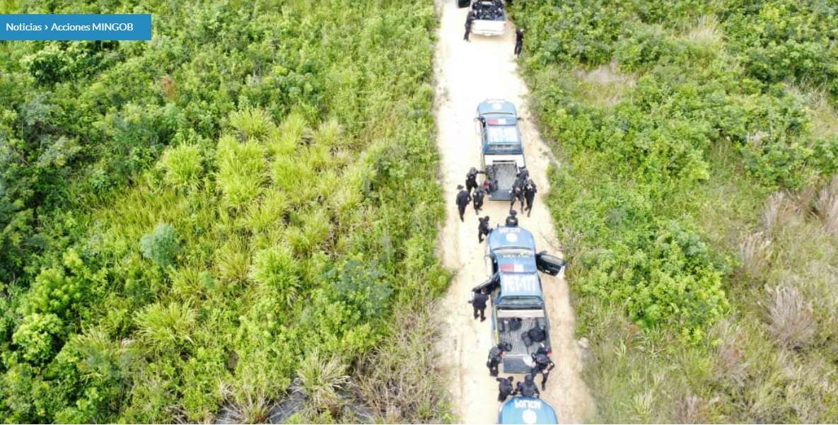 Pista clandestina fue inhabilitada en San Andrés, Petén