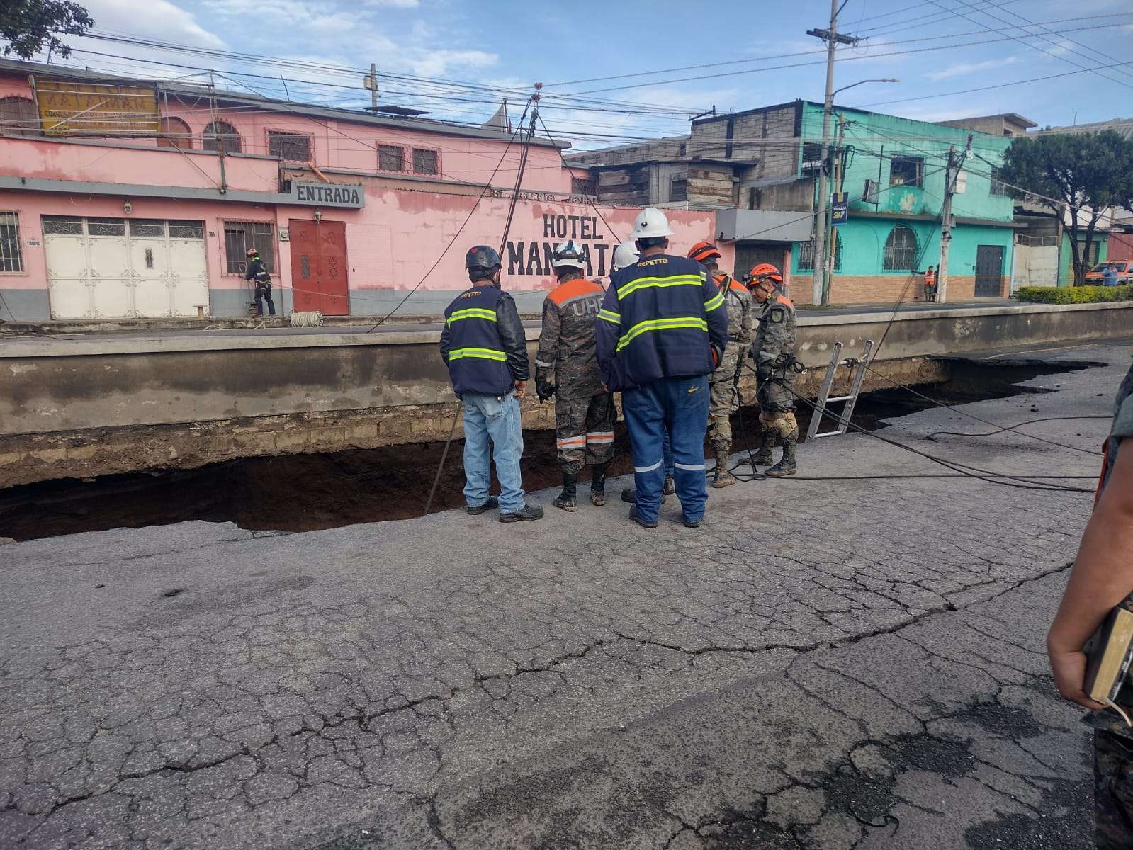 Estas son las rutas alternas por hundimientos en calzada Concepción, Villa Nueva