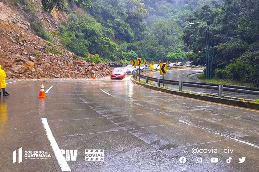 derrumbe carretera interamericana