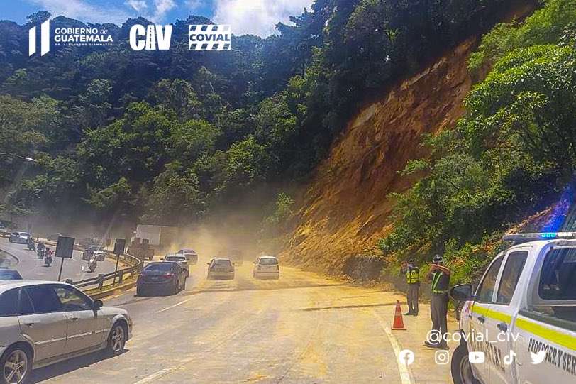 derrumbe carretera interamericana