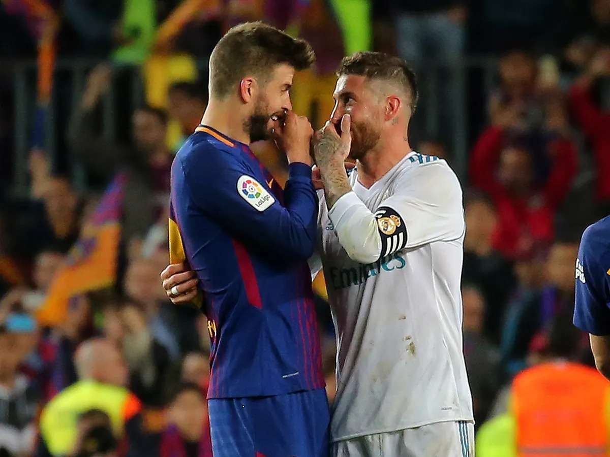 piqué y sergio ramos
