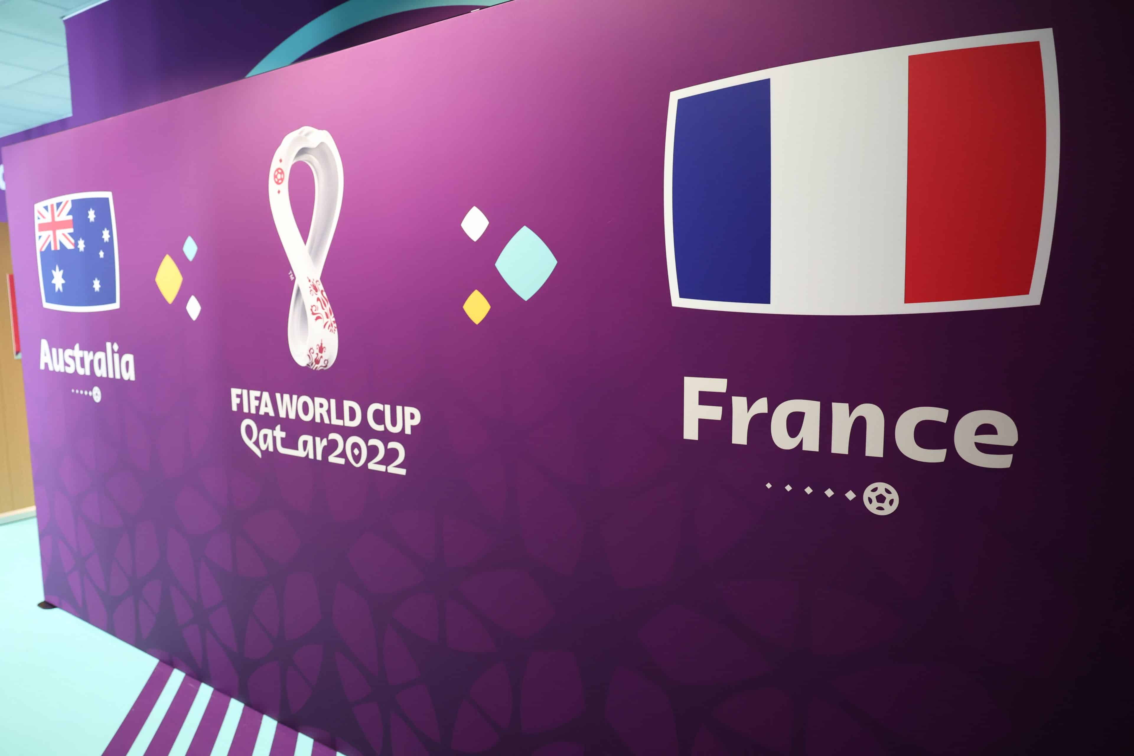 Australia enfrenta a Francia en la Copa del Mundo Qatar. (Foto La Red: FIFA)