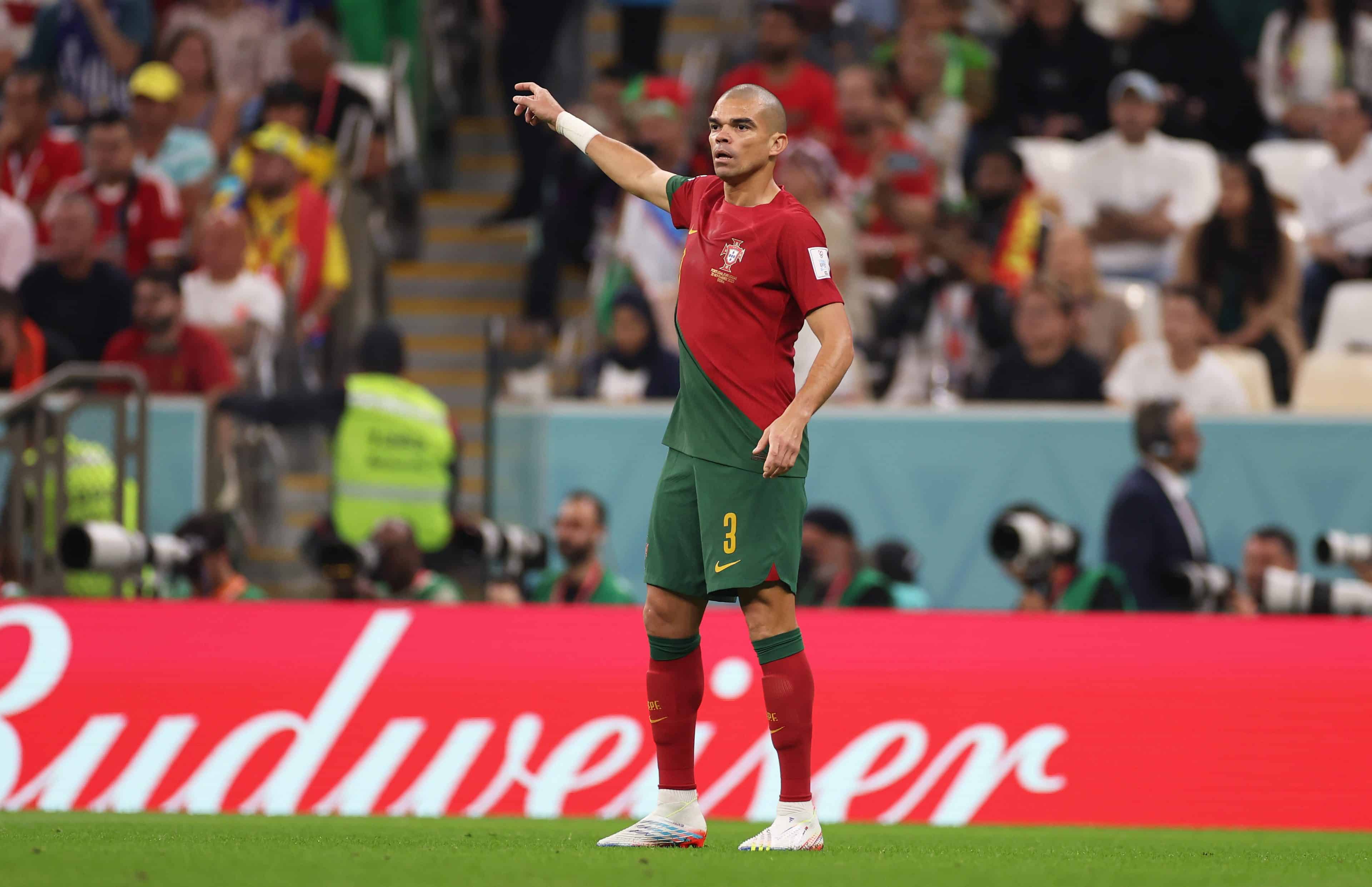 Portugal v Uruguay Pepe