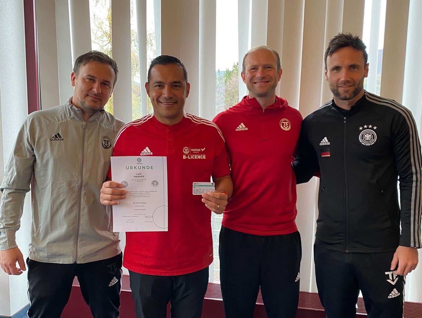 Luis Swisher se convierte en entrenador UEFA