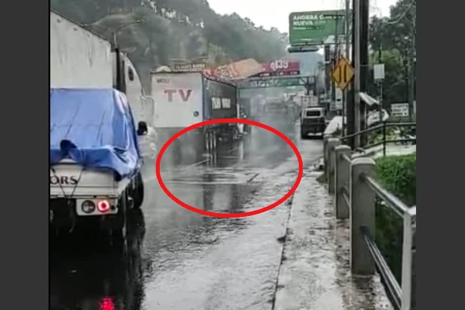 VIDEO | Nuevo riesgo de hundimiento en Villa Nueva