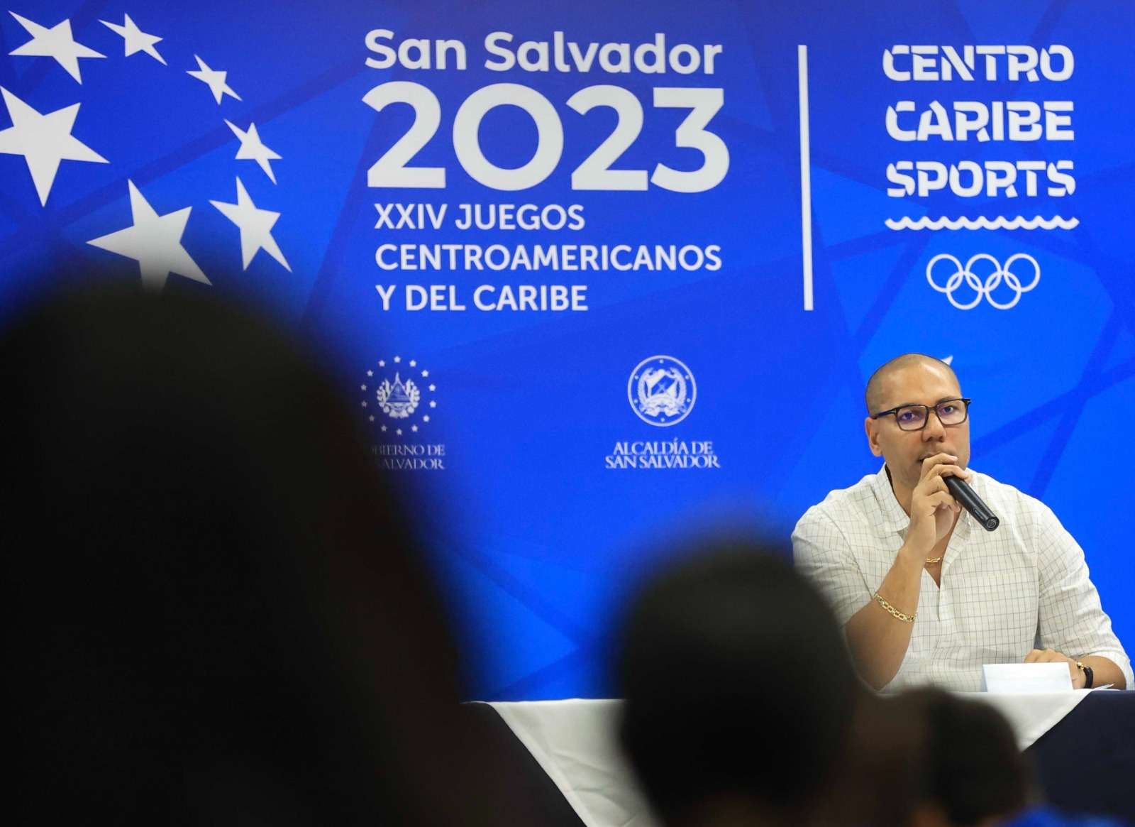 El presidente de Instituto Nacional de los Deportes de El Salvador (INDES), Yamil Bukele Juegos Centroamericanos El Salvador 2023