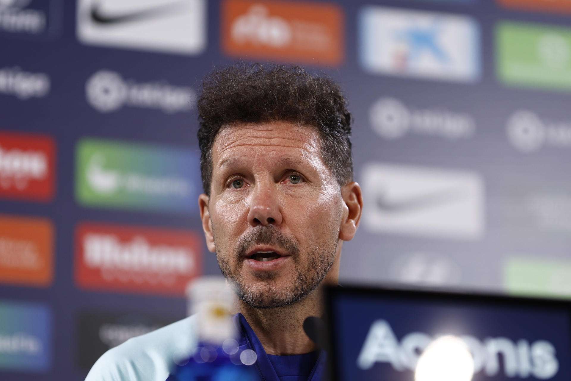 Simeone: "No me imagino otra cosa que un grandísimo partido de Correa"