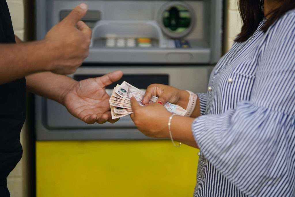 cuenta bancaria extorsión