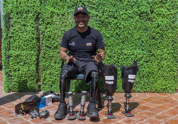 Hari Budha Magar, aspira esta temporada a convertirse en el primer doble amputado por encima de la rodilla en escalar el Everest