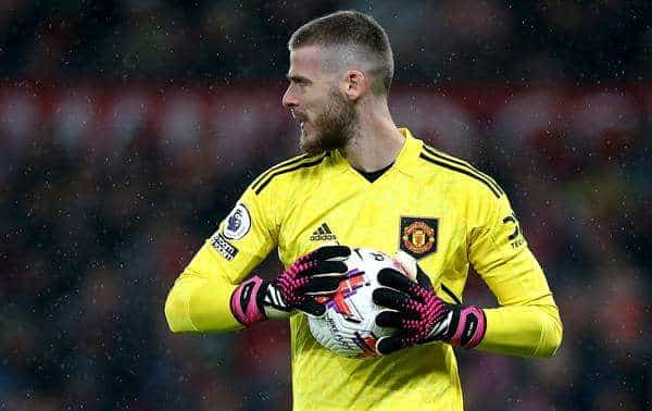 David de Gea, portero del Manchester United