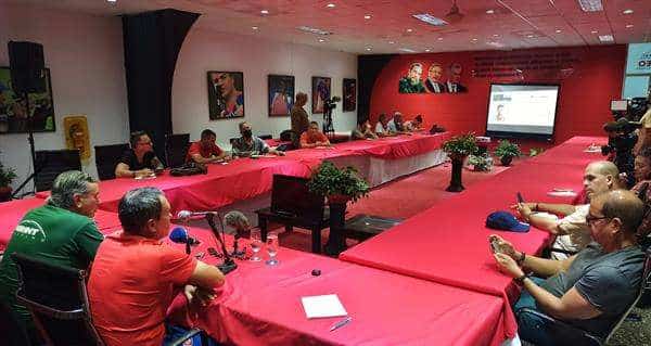 Fotografía del acto de anuncio de los boxeadores que representarán a Cuba en los XXIV Juegos Deportivos Centroamericanos y del Caribe en la rama femenina y masculina, hoy, en La Habana (Cuba). EFE/Ernesto Mastrascusa