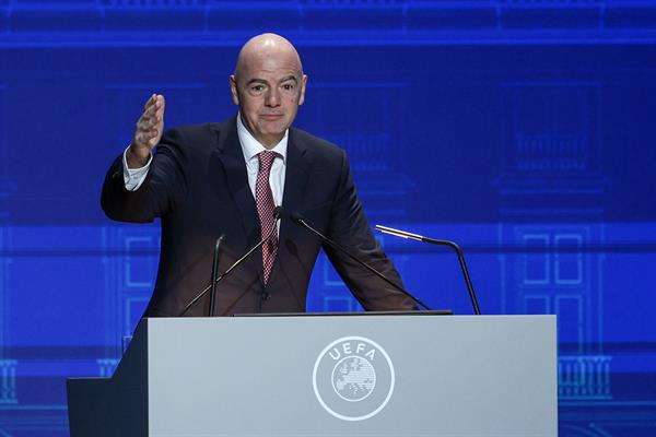 El presidente de la FIFA Gianni Infantino. EFE/EPA/MIGUEL A. LOPES