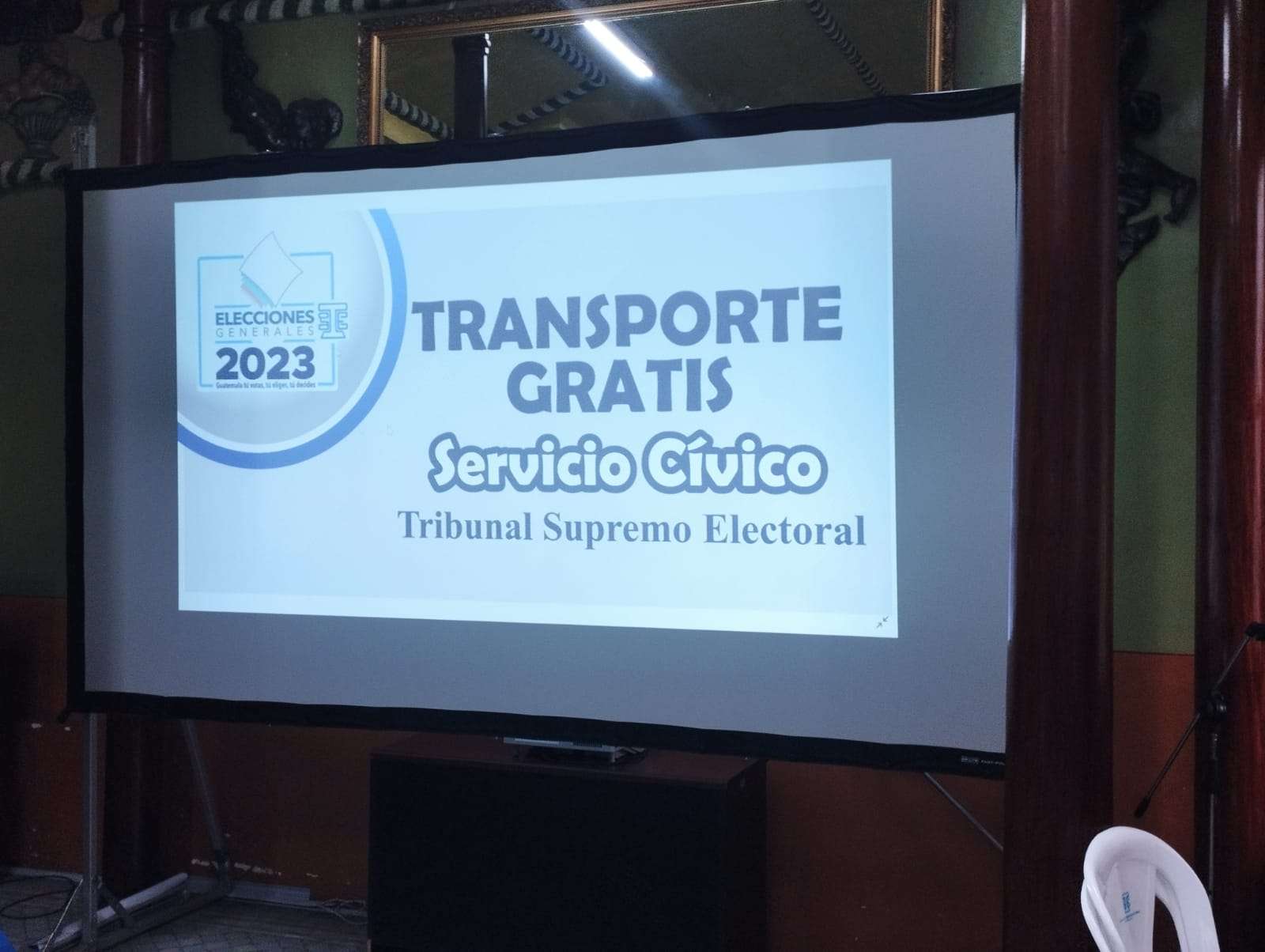 Transporte Elecciones 2023 TSE