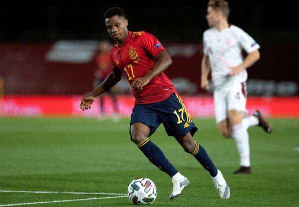 Foto de archivo del delantero de la selección española y del Barcelona Ansu Fati. EFE/Rodrigo Jiménez.