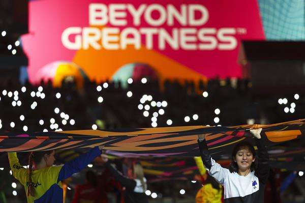 Ceremonia de inauguración del mundial femenino de fútbol Australia Nueva Zelanda 2023. EFE/EPA/HOW HWEE YOUNG