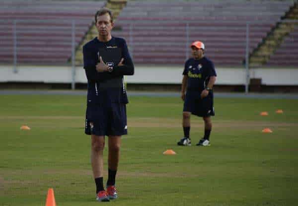 Panamá El entrenador Gary Stempel (izq.), en una fotografía de archivo. EFE/Carlos Lemos