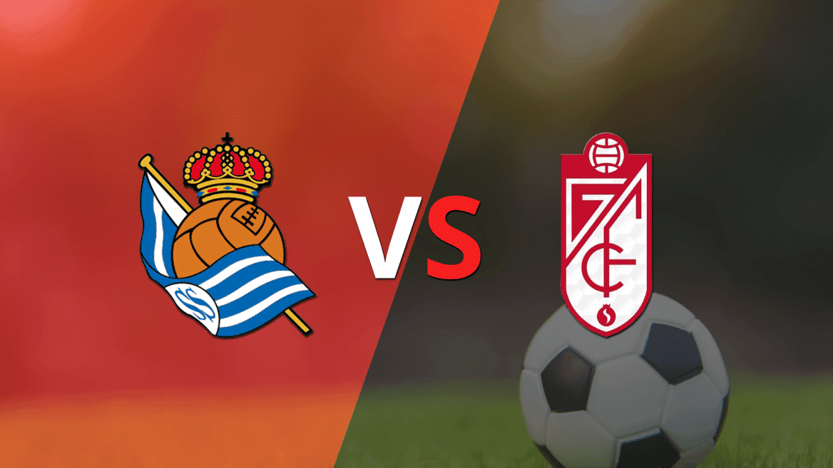 Finaliza la primera parte con ventaja para Real Sociedad sobre Granada