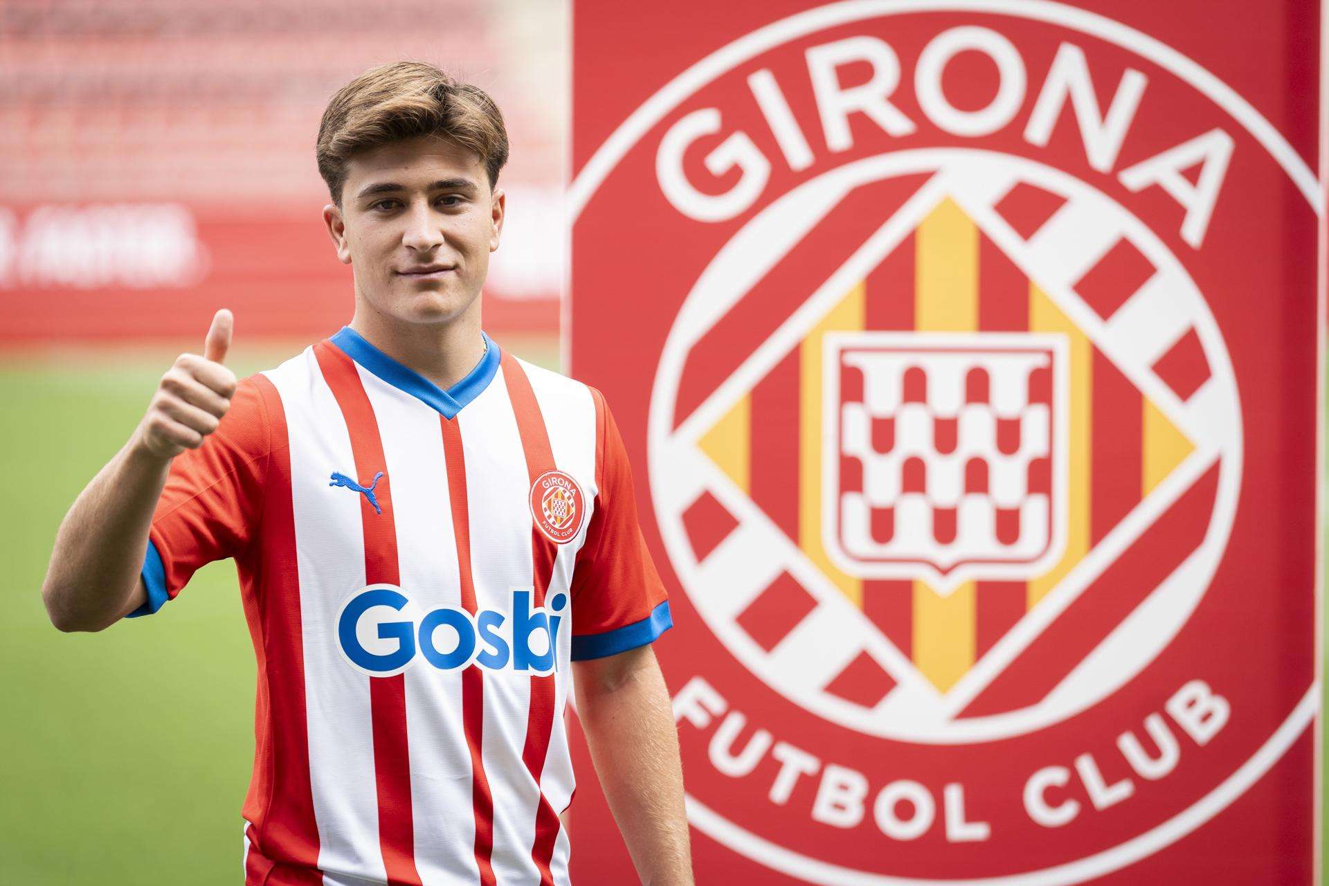 Pablo Torre: "Mi sueño es triunfar en el Barça, pero estoy enfocado en el Girona"