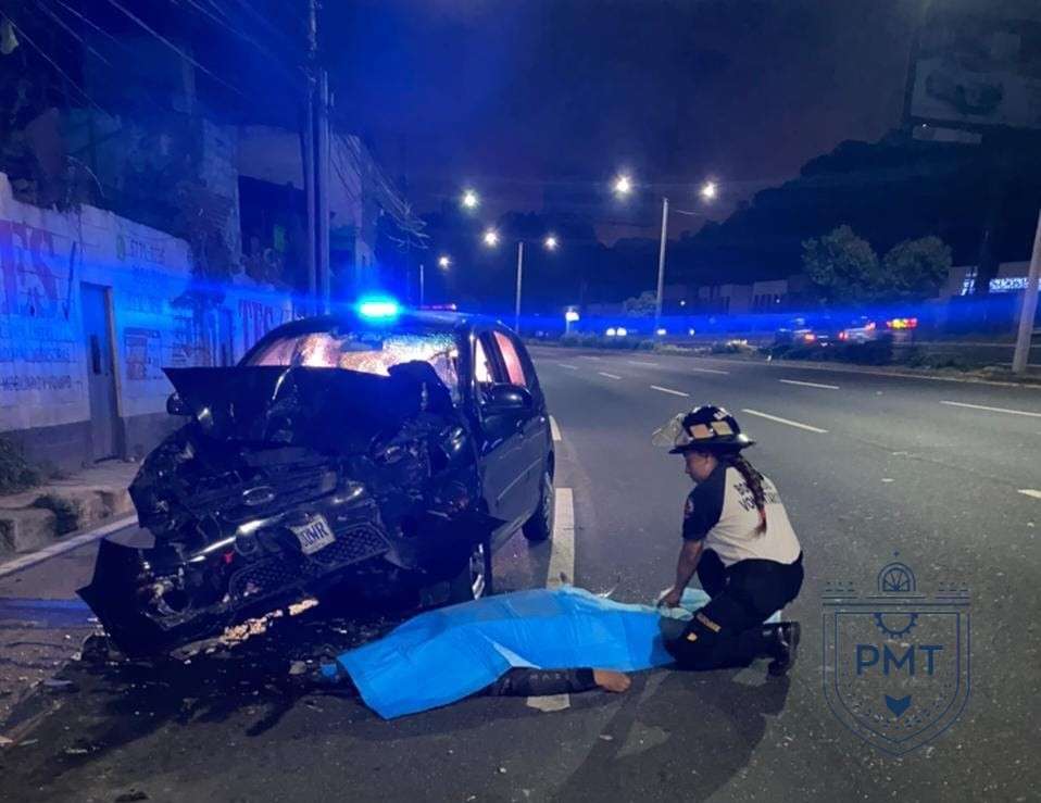 ¿Quién es la persona que falleció en el km 14 de Villa Nueva?