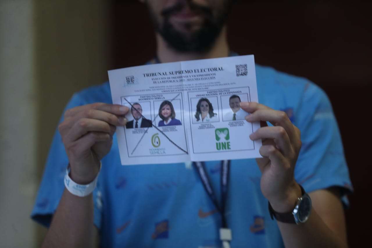 ¿Cuántos votos tuvo Semilla y la UNE en la capital? CIDH