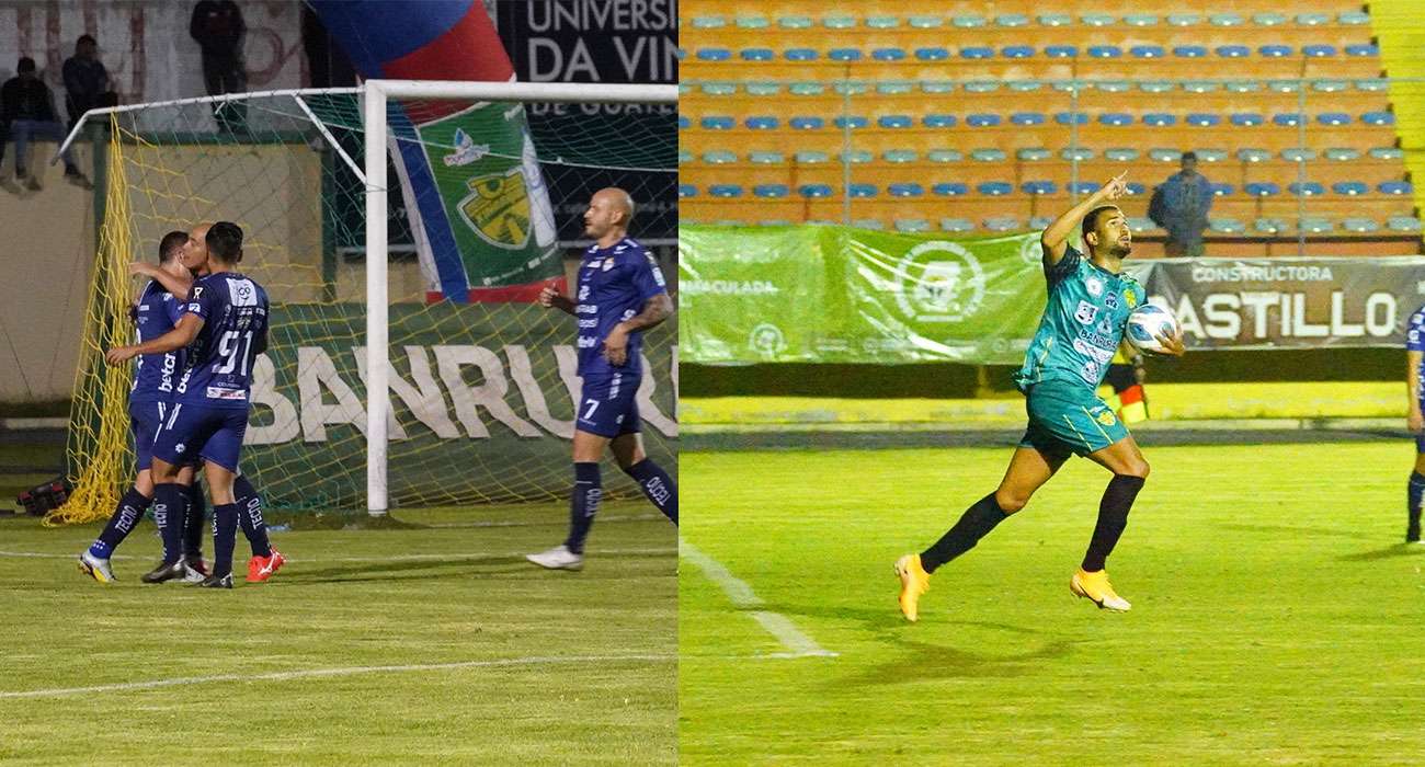 Xinabajul y Cobán Imperial igualaron un encuentro lleno de goles en el estadio Los Cuchumatanes