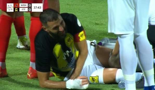 ¡Benzema lesionado! A días de enfrentar al equipo de Neymar