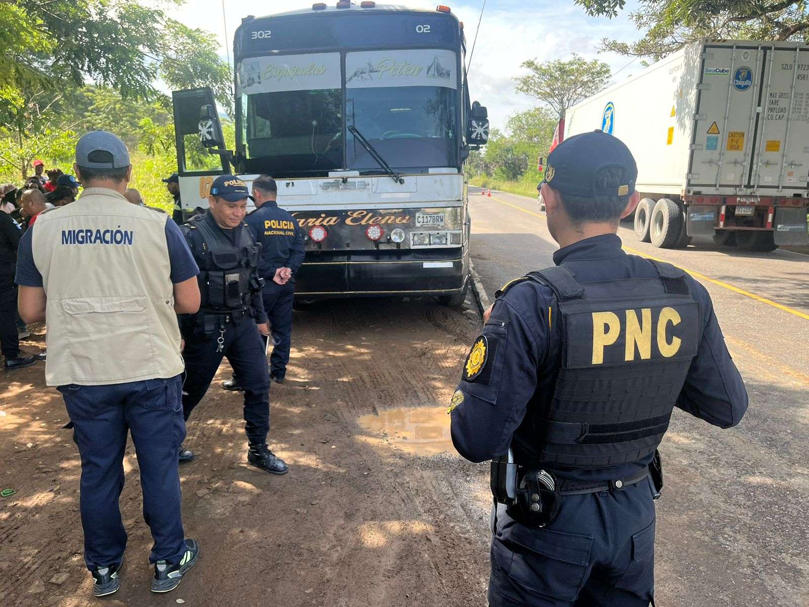 Operativos de gran escala se realizaron en zona fronteriza con Honduras migrantes