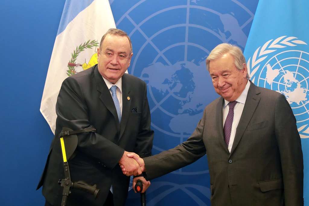 Alejandro Giammattei se reunió con Secretario General de la ONU
