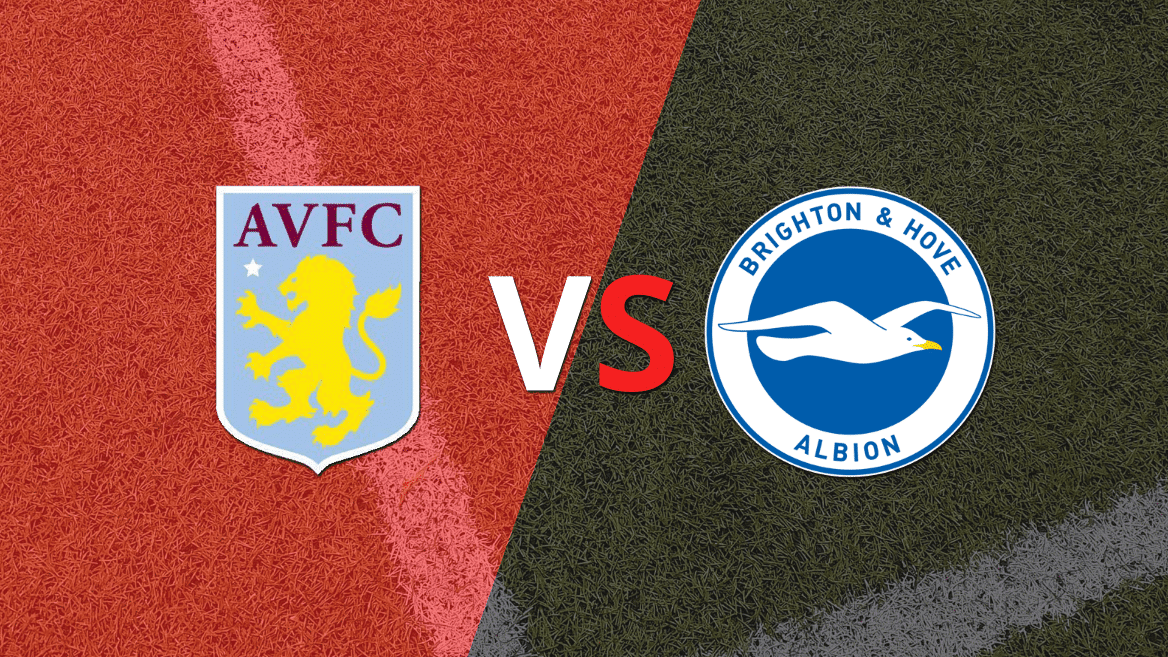 Aston Villa es superior a Brighton and Hove y lo vence por 5-1
