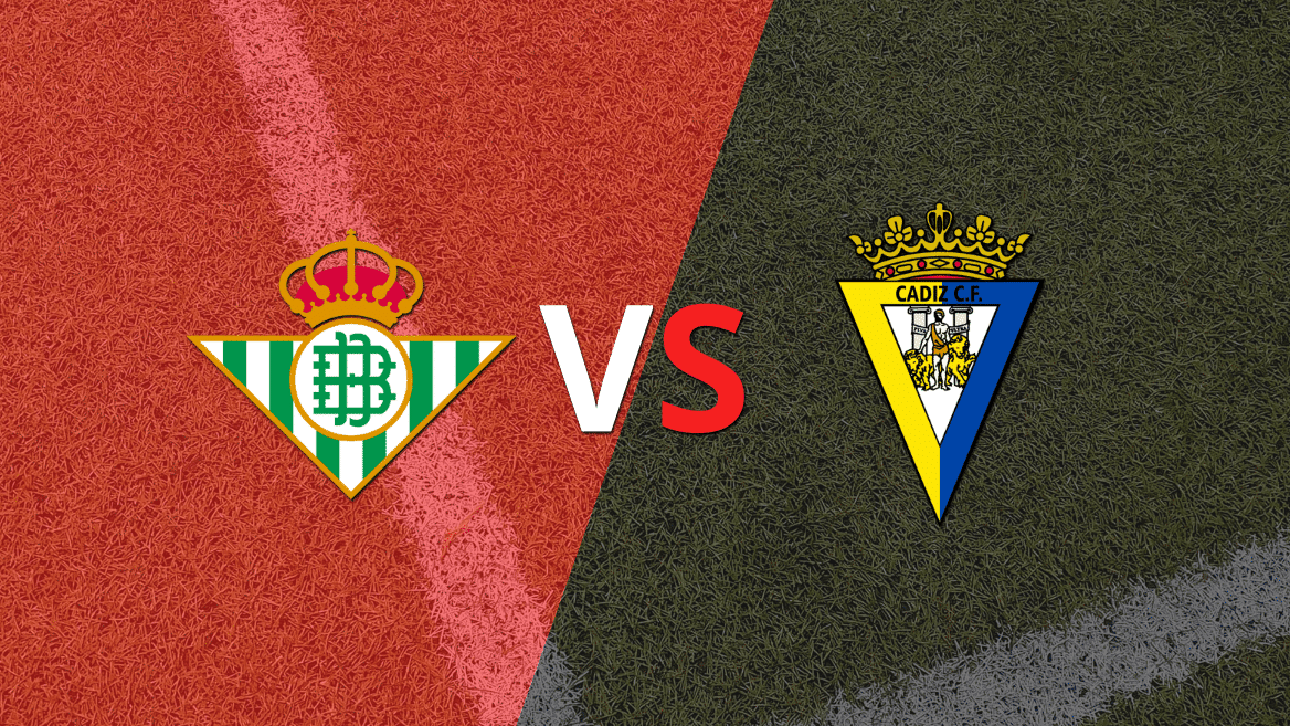 Betis y Cádiz igualan en el estadio Benito Villamarín