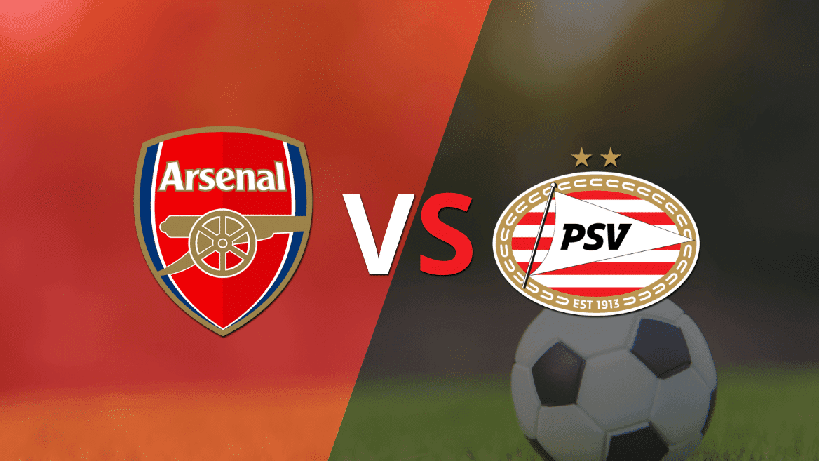 Arsenal marca su superioridad ante PSV por 4 a 0
