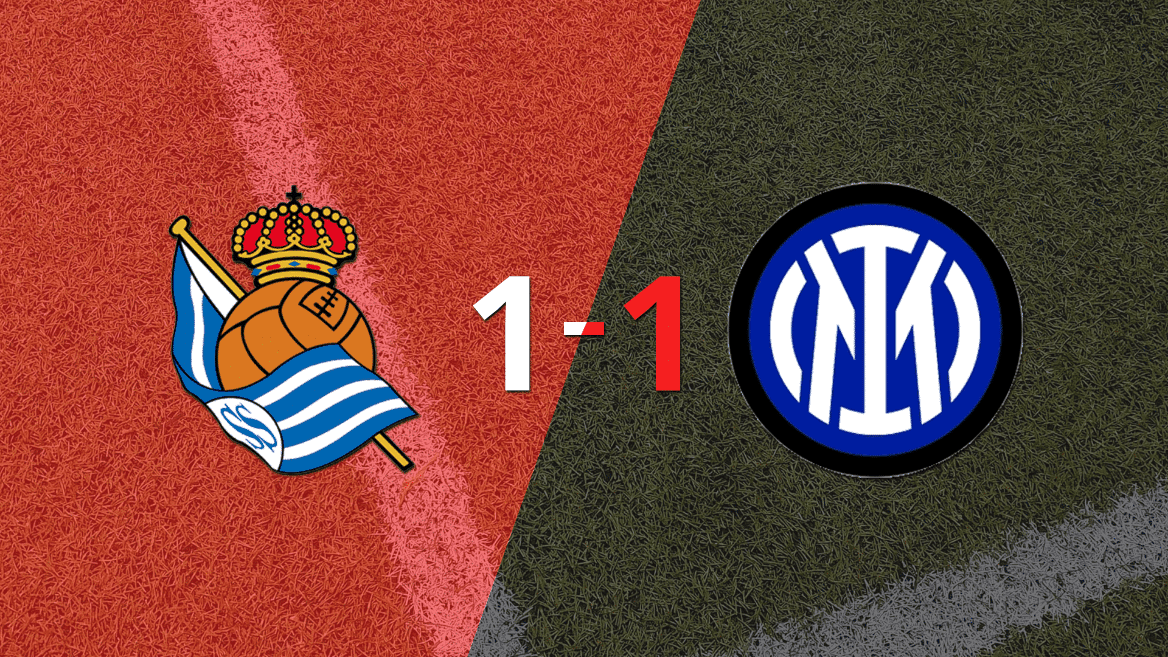 Real Sociedad e Inter empataron 1 a 1