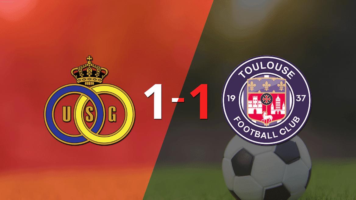Empate a uno entre U. Saint-Gilloise y Toulouse