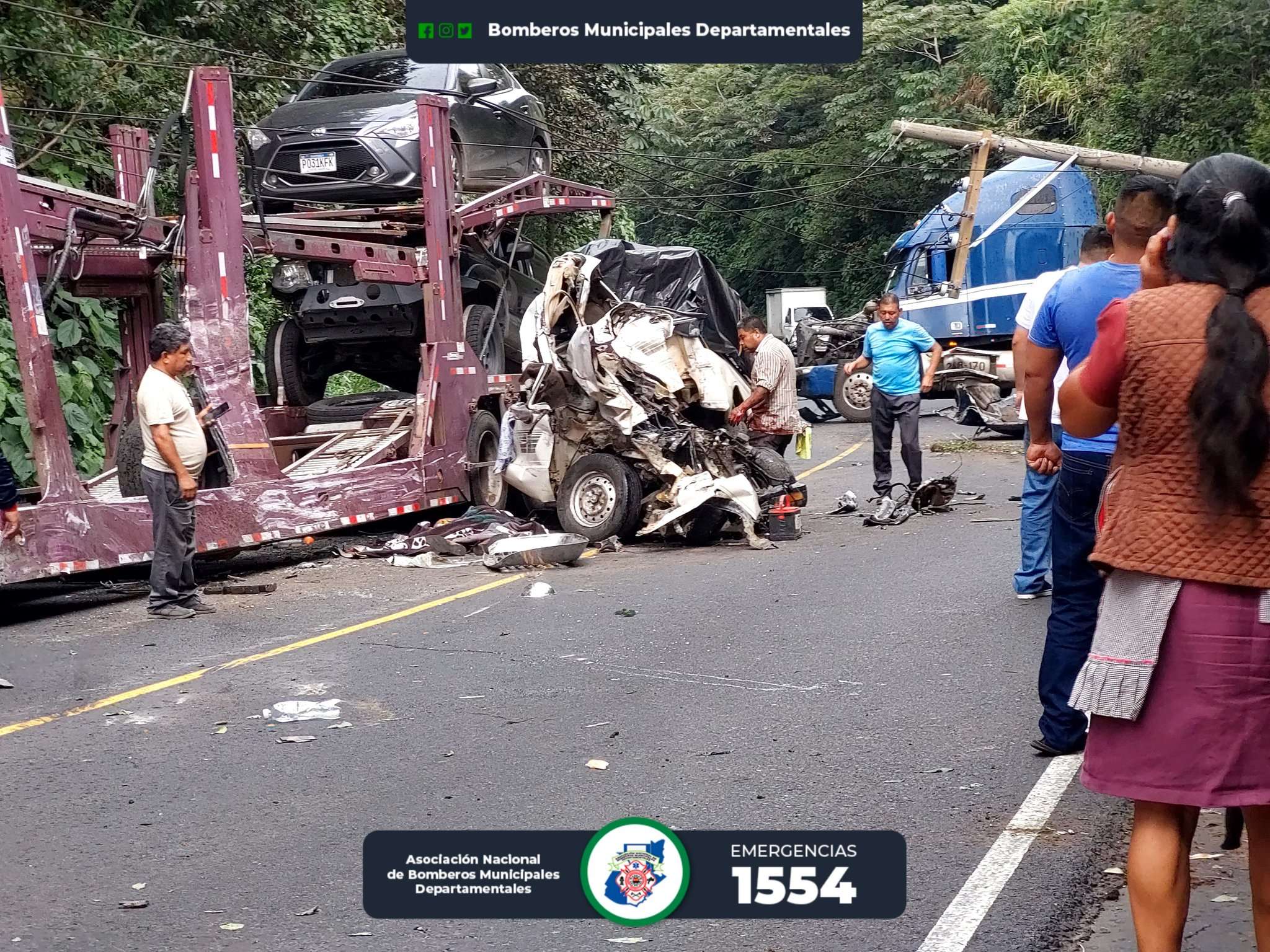Accidente en tránsito en Ruta Nacional 14