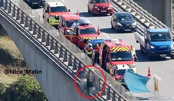 Alexis Beka Beka jugador del Niza de la Ligue 1 en Francia, se encuentra a salvo luego que autoridades de seguridad lograran evitar que se lanzara desde un puente