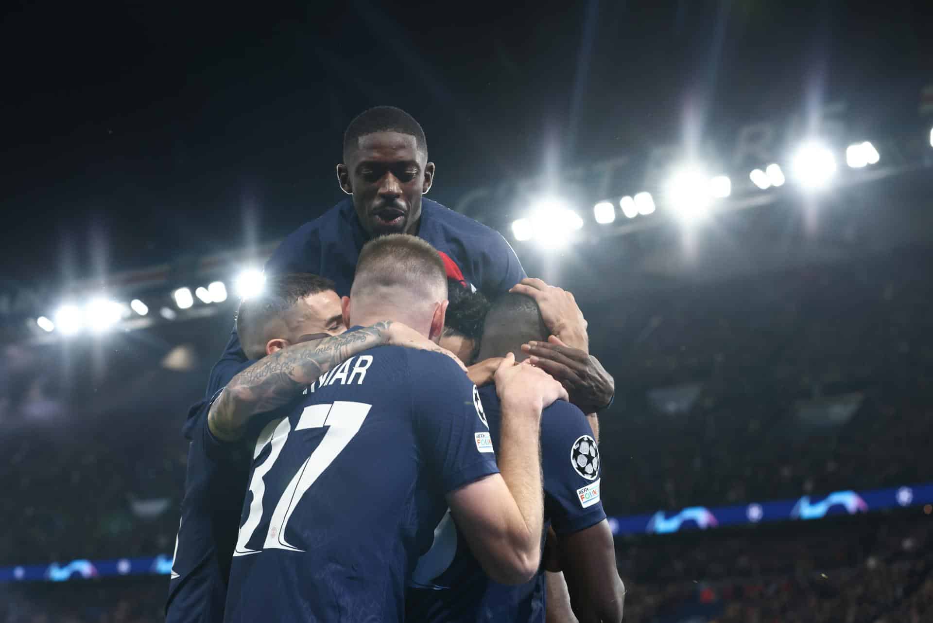PSG goleó al Milan en el atractivo partido de la Champions League