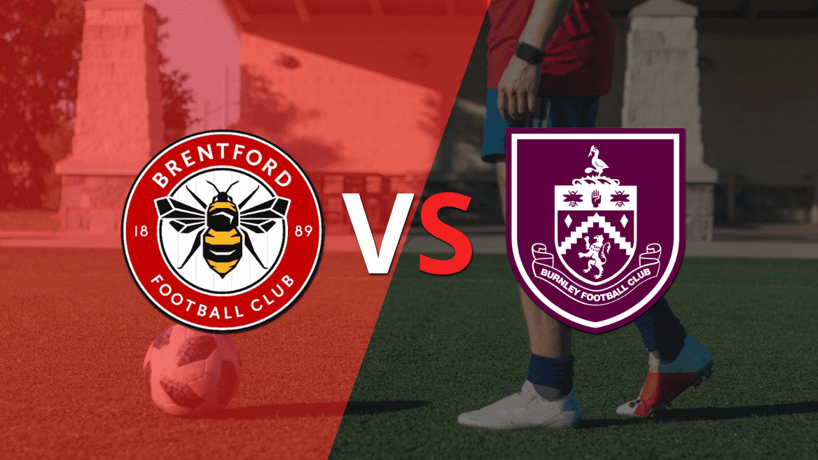 Victoria parcial deBrentford sobre Burnley en el estadio Gtech Community Stadium