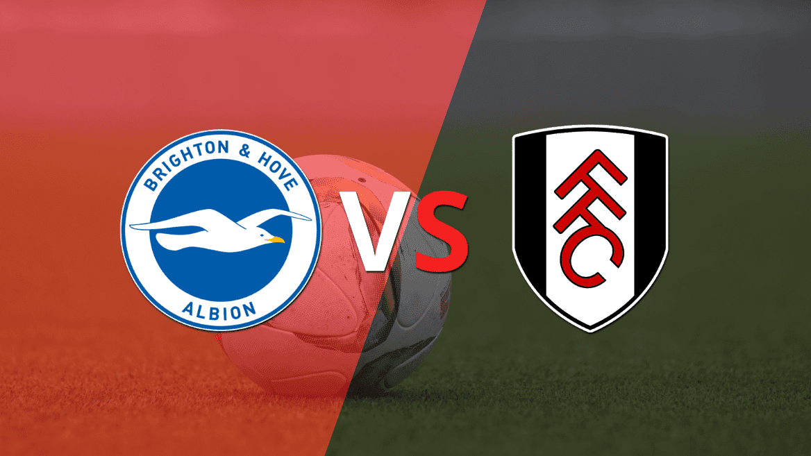 Fulham logró igualar el marcador ante Brighton and Hove