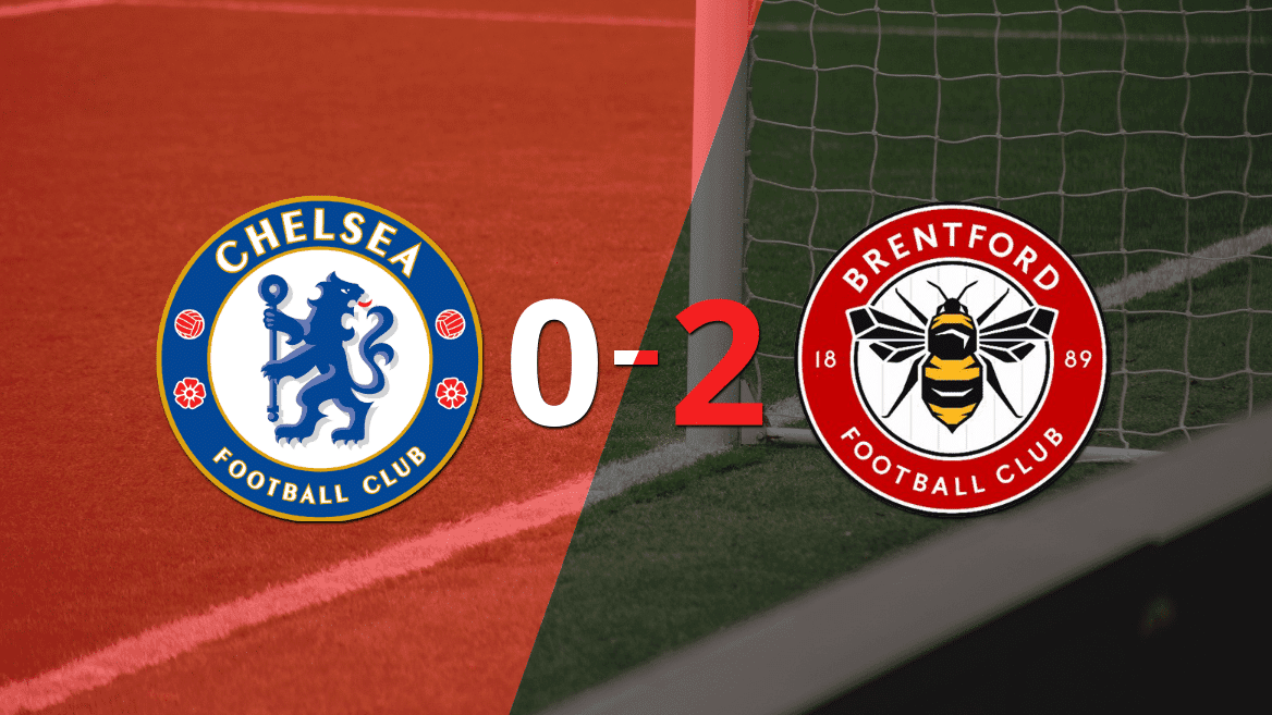 Brentford, de visitante, derrotó 2-0 a Chelsea