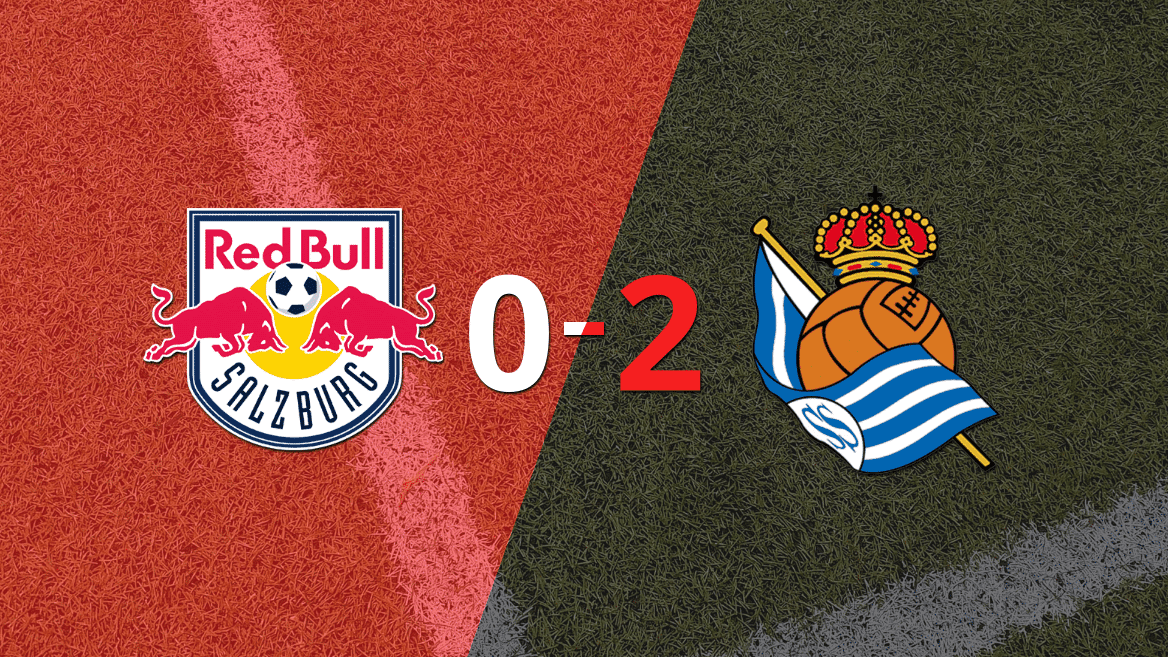 Red Bull Salzburgo no pudo en casa con Real Sociedad y cayó 2-0