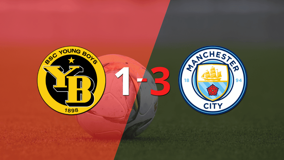 Doblete de Erling Haaland en el triunfo 3-1 de Manchester City frente a Young Boys