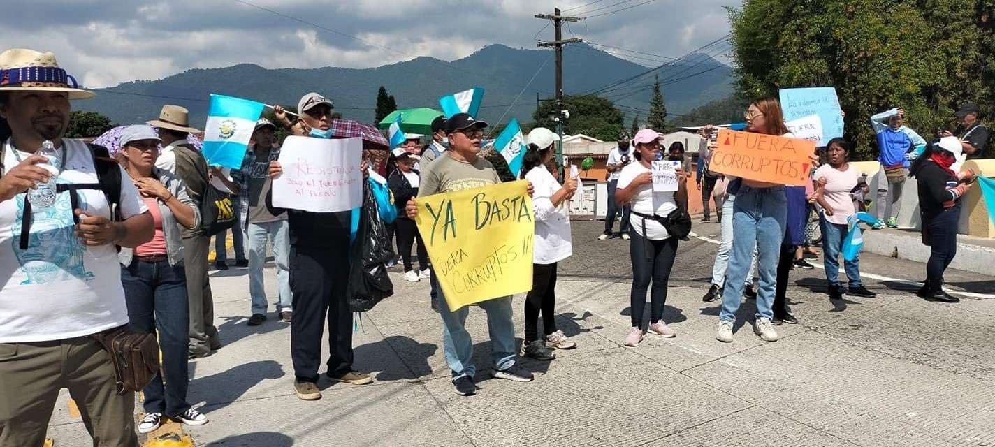bloqueos manifestación PROVIAL