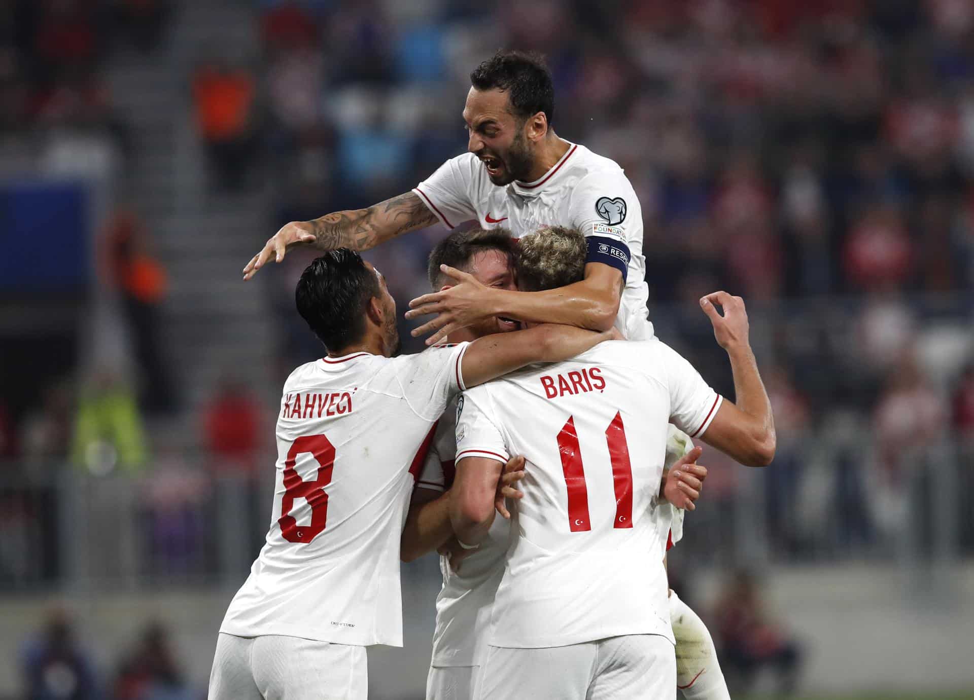 Turquía le quita el liderato a Croacia en el camino a la Eurocopa 2024