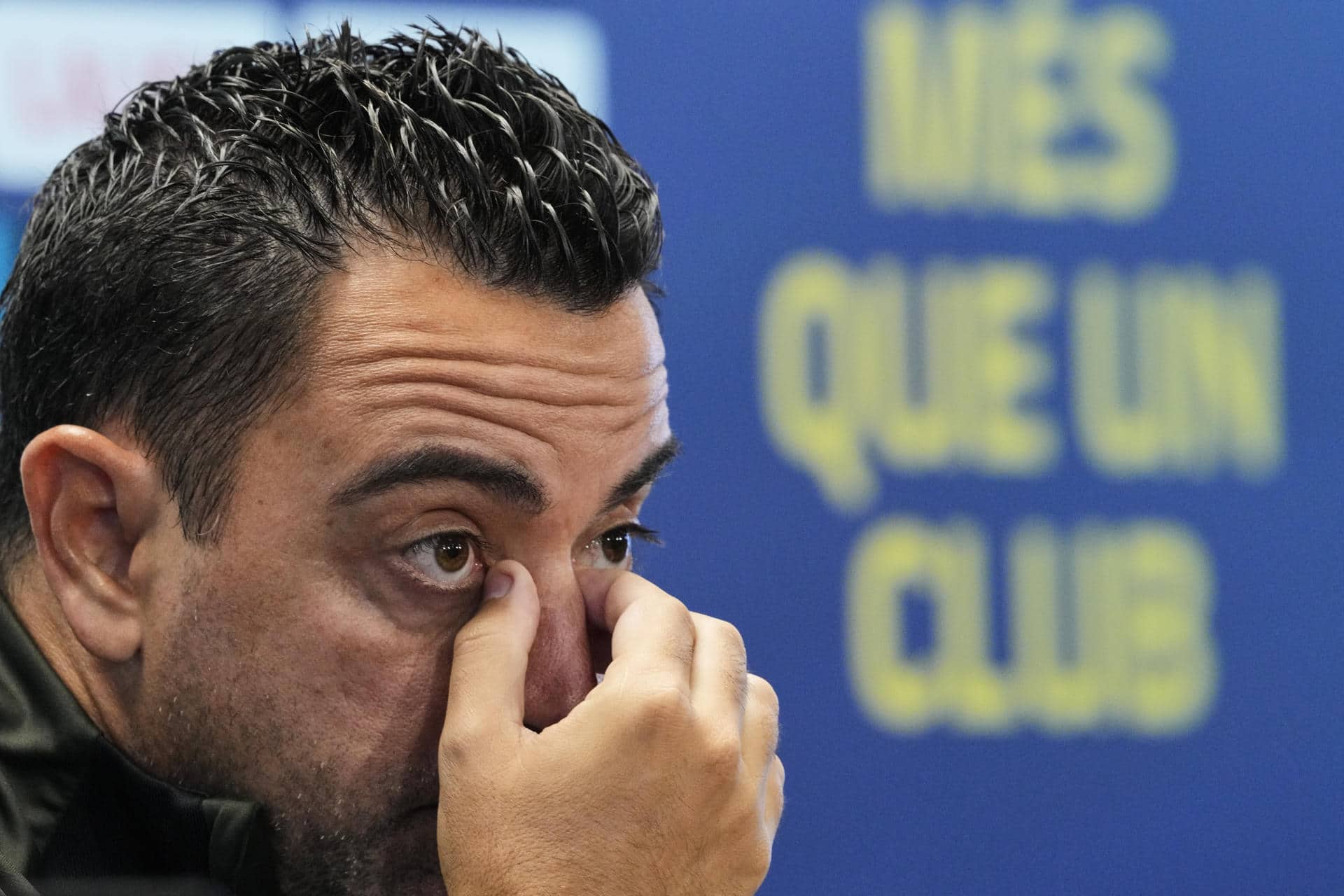 Xavi: "Tenemos bajas importantes, pero no es una excusa"